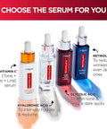 L'Oreal Paris Revitalift 12% Pure Vitamin C Serum Vitamin E Salicylic Acid Brightening 1 Oz + Moisturizer Sample