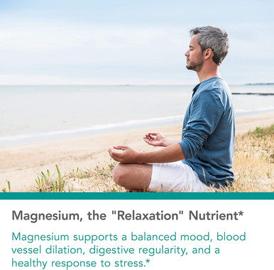 NutriCology Magnesium Citrate WellAbsorbed Bone and Stress Support 180 Vegetarian Capsules