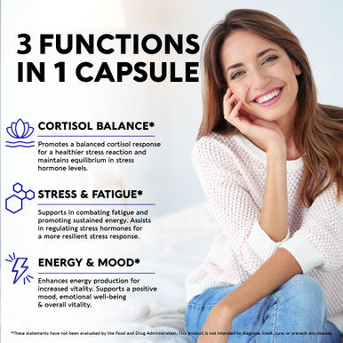 NUTRAHARMONY Saffron Capsules & Cortisol Support Complex Capsules