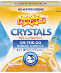 Emergen-C Crystals On-The-Go Emergen-C Immune Support Supplement With Vitamin C B Vitamins Zinc And Manganese Orange Vitality 56 Stick Packs