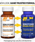 Serotonin W/ L Tryptophan Rholiola Mood Support Serotonin Supplement Promotes Positive Mood Calmness Increased Energy Happy Mood Brain Support Supplement 60Ct