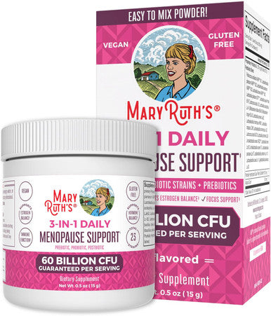 Maryruth Organics Women's Multivitamin+Lustriva Hair Growth Menopause Support & Daily Liquid Multimineral 3-Pack Bundle for Hair Support Skin Health Immune Support Gut Health and Sleep Support