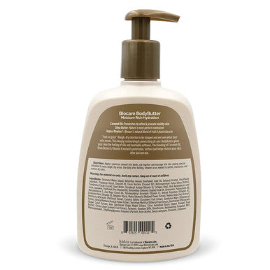 BioCare Labs Moisturizing Body Butter - Body Cream With Natural Shea Butter, Olive Oil, and Vitamin E - Instantly Penetrates and Deeply Renews Skin - Lotion Designed For Dry Skin
