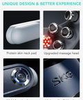 Skg Foldable Neck Massager For Pain Relief Deep Tissue Vibration Cordless Massager,Portable 9D Electric Shiatsu Neck Massager Christmas Gifts For Men Women Dad Mom