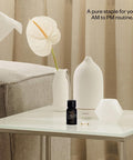 Vitruvi Stone Diffuser White and Vitruvi Organic Lavender, 100% Pure Premium Essential Oil (0.3 fl.oz)