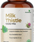 Futurebiotics Milk Thistle 1000mg Silymarin Marianum & Dandelion Root Liver Health Support, 300 Capsules