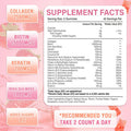 180 Count Collagen Gummies 2500Mg Collagen Protein Type I Ii Iii V X With 15000Mcg Biotin Vitamins C A B D E Keratin Hyaluronic Acid For Hair Skin Nails Joint Immune Digestion For Women Men Sugar Free