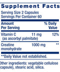 Life Extension Creatine Capsules 120 Capsules