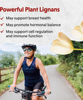 Barlean's Brevail Plant Lignan Extract Capsules Proactive Breast Health Supplement With 50 Mg Sdg Lignans From Flax Seed Hulls For Healthy Estrogen Balance and Pms Mood Support Pills 30 Count