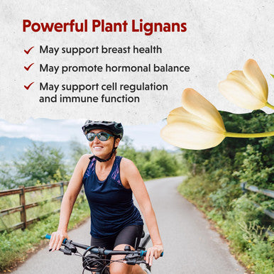 Barlean's Brevail Plant Lignan Extract Capsules Proactive Breast Health Supplement With 50 Mg Sdg Lignans From Flax Seed Hulls For Healthy Estrogen Balance and Pms Mood Support Pills 30 Count