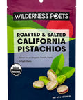 Wilderness Poets Organic California Pistachios Roasted with Sea Salt In Shell (8 Ounce)