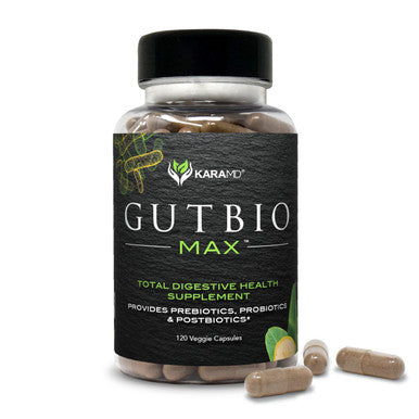Karamd Pure I.V. + Gutbio Max - Special Bundle - Variety Flavor Hydration Packets (16 Sticks) & Powerful Supplement For Prebiotics, Postbiotics & Probiotics (120 Capsules)