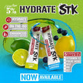 5% Nutrition Hydrate STK Hydration Stick Packets | Free Sport Electrolyte Powder Mix Packets with Coconut Water (Blueberry Lemonade) (10 Count)