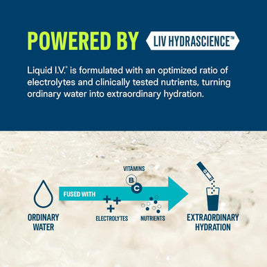 Liquid I.V. Hydration Multiplier - Lemon Lime Electrolyte Powder Drink Mix 1 Pack (16 Servings)