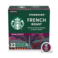 Starbucks K-Cup Coffee Pods, Dark Roast Hot or Iced Coffee, French Roast, 96 Keurig Pods