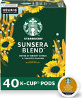 Starbucks K-Cup Coffee Pods, Starbucks Blonde Roast Hot or Iced Coffee, Veranda Blend, 60 Keurig Pods