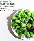 Fullchea - Pu-erh Tea Resin - Instant Tea Resins - Chagao 2011 Aged Raw Pu Erh - Support Digestion & Help Skin Health - 3.53oz / 100g