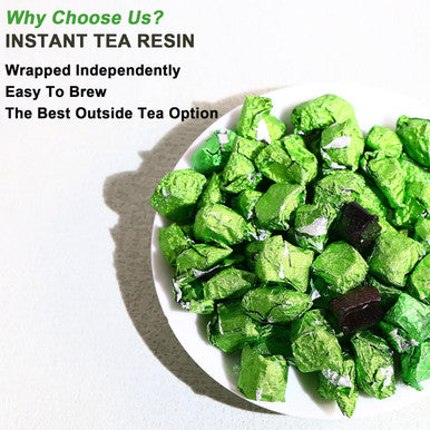 Fullchea - Pu-erh Tea Resin - Instant Tea Resins - Chagao 2011 Aged Raw Pu Erh - Support Digestion & Help Skin Health - 3.53oz / 100g