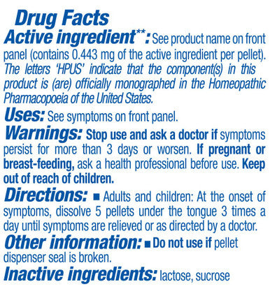 Boiron Causticum 9C For Bed-Wetting & Bladder Incontinence - 80 Pellets