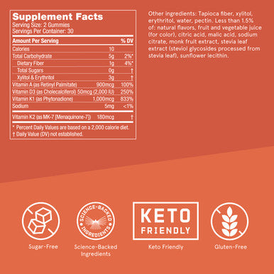 Bulletproof Apple Cider Vinegar Max & A+D+K Gummies & Collagen Protein