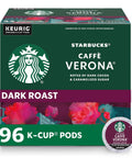 Starbucks K-Cup Coffee Pods, Dark Roast Hot or Iced Coffee, French Roast, 96 Keurig Pods