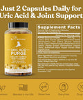 Eu Natural Purge Uric Acid Flush 3-Pack Bundle Eat & Drink What You Want Detox and Cleanse with Celery Seed Extract Tart Cherry & Chanca Piedra for Effective Joint Support & Active Mobility 180 Capsules