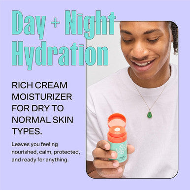 Bubble Skincare Slam Dunk Face Moisturizer - Hydrating Face Cream For Dry Skin Made With Vitamin E + Aloe Vera Juice For A Glowing Complexion - Skin Care With Blue Light Protection (50Ml)