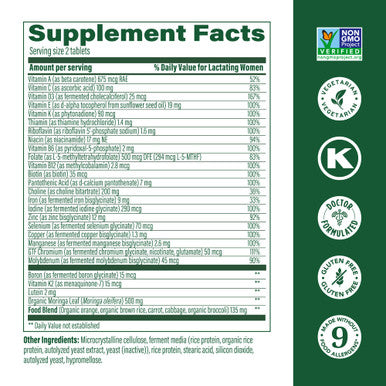 MegaFood, Baby & Me 2 Postnatal Multi, 60 Tablets