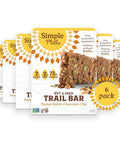 Simple Mills Nut and Seed Trail Bars, 15 Count, Dark Chocolate Sea Salt Snack Bars with Pumpkin Seeds, Almonds, Pecans, and Buckwheat, Good Source of Fiber and Excellent Source of Magnesium, 1.59 oz