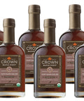 Crown Maple Certified Organic Dark Color Robust Taste Maple Syrup, Pure, Gluten Free, No Preservatives, Non-GMO pairs well with Pancakes, Coffee, Cocktails & Brunch, 12.7 Fl Oz (Pack of 1)