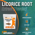 BulkSupplements Licorice Root Extract - Licorice Supplement - Licorice Root Powder - Licorice Extract - 500mg of Licorice Root Extract Powder (500 Grams - 1.1 lbs)