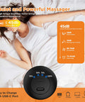 Mini Massage Gun, Powerful Fascial Gun Portable Deep Tissue Percussion Muscle Back Head Massager For Pain Relief With 4 Massage Heads High-Intensity Vibration Rechargeable Small Massage Gun