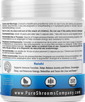 PureShrooms Organic Reishi Mushroom Capsules, 90 Ct. Immune System Booster, Anxiety Relief. Promotes Calm Moods. Ganoderma Lucidum (90 Capsules)
