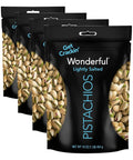 Wonderful Pistachios In Shell, Lightly Salted Nuts, 16 Ounce Resealable Bag | Protein Snacks, Gluten Free, Healthy Food, Work, School, Office Snacks, Airplane Travel Snacks