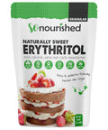 So Nourished Erythritol Sweetener Granular - Keto Sugar Substitute - 0 Calorie, 0 Net Carb, Non-GMO (5 lbs / 80 oz)