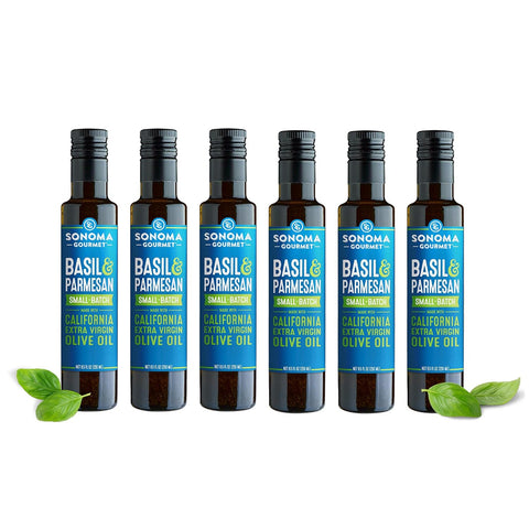Sonoma Gourmet: Garlic & Herbs Flavored Olive Oil | 100% California Extra Virgin Olive Oil | 8.5 FL OZ (Pack of 2)