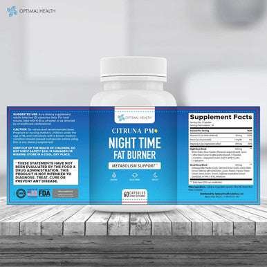 Pm Night Time Weight Loss Supplement For Men & Women- Natural Weight Loss Pills Infused With Ashwagandha, Lemon Balm, 5-Htp - Appetite Control Night Time Fat Loss Pills - 60 Capsules