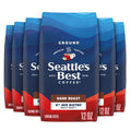 SeattleÃƒÂ¢Ã¢â€šÂ¬Ã¢â€žÂ¢s Best Coffee, Medium Roast Ground Coffee, Portside, 100% Arabica, 6 Bags (12 oz Each)