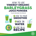 Vimergy USDA Organic Barley Grass Juice Powder, 62 Servings Super Greens Powder Contains Iron, Vitamin C, & Vitamin E Non-GMO, Gluten-Free, Soy-Free, Vegan & Paleo Daily Greens Booster (250g)