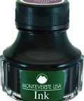 MONTEVERDE Bottle Ink, 90ml, Mulberry-Noir (G308UN) | Dark-toned Noir fountain pen ink with smooth flow, rich depth, and expressive writing character.