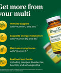 MegaFood Women'S One Daily Multivitamin For Women - With Iron B Complex Vitamin C Vitamin D Biotin And More - Plus Real Food - Immune Support Supplement - Bone Health - Vegetarian - 30 Tabs