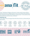 MD Ana Fit - Grass-Fed Hydrolyzed Collagen Peptides Powder, Non-Gmo Dairy, Hormone Free & Gluten Free, Pasture Raised, Unflavored, 30 Stick Packs (360G)