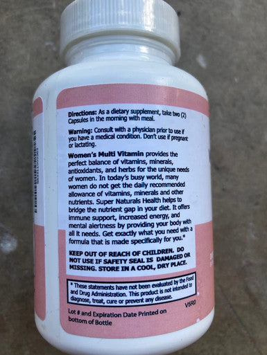 Jlm Nutritionals Super Naturals WomenS Daily Multi Vitamin Enhancer