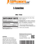 BulkSupplements L-Leucine Powder - Leucine Supplements for Muscle Endurance, BCAA Supplement - Amino Powder - 2500mg of L-Leucine Powder - (500 Grams - 1.1 lbs)