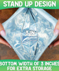 Xprs Nutra Exit Bags Measuring 12x9x3 - Premium Squeeze to Open Resealable Black Zip-Locking Exit Bag - Airtight Pouch Giant Ziplock Bags for Storage The Exit Ziplock Mylar Pouch (250 Pack)