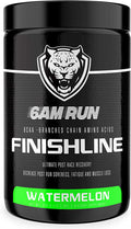 6AM Run Finishline BCAA Powder Amino Energy Post Run Recovery Drink Branch Chain Amino Acids Powder Heal and Recovery Powder Keto Post Workout Powder Watermelon BCAA Powder 50 Scoops