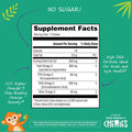Omega 3 Fish Oil Gummies UltraHigh DHA Chewable Gel Gummy Omega 3 for Kids Supports Brain Eyes Bones Sugar Natural Fruit Flavor Kids Omega 3 Gummies 45