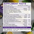 Calcium Magnesium Zinc 1300Mg With Magnesium Glycinate, Vitamin C D3 K2 B6 And Sea Moss Calcium Supplement Calcium With Vitamin D3 K2 Liquid Drop Gluten 2 Pack