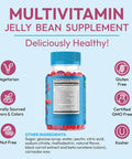 Multivitamin Jelly Bean Gummies With Zinc For Men And Women Immune Support Dietary Supplements For Adults Vegetarian 120 Berry Blast Jelly Beans Kosher