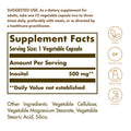 Solgar Inositol Vegetable Capsules 500 Mg 100 Count